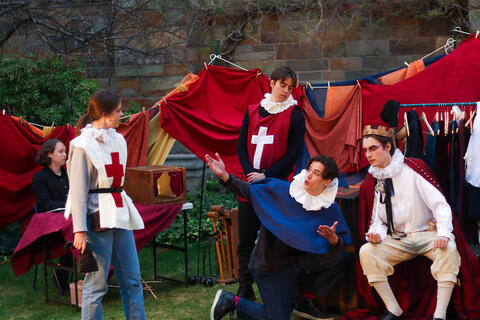 Performers in a Scene from Richard II